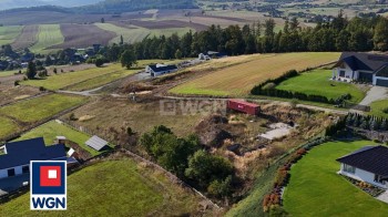 Grunt budowlany jednorodzinny na  sprzedaż Bożków - Działka budowlana z panoramicznym widokiem na góry.